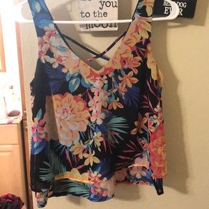 Candies size small floral shirt